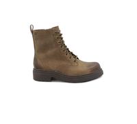 CLARKS ORINOCO 3 STYLE walnut leather marrone scarpe donna scarponcino stivalet