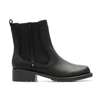 Clarks Orinoco Club 203409, Stivali Donna, Nero (Black Leather), 38 EU