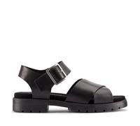 Clarks Orinoco Cross, Sandali Donna, Black Leather, 38 EU