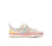 Clarks Oslo Bright K. Oxford Flat Bambino, Bianco, 27 EU