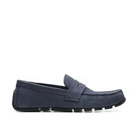 Clarks Oswick Bar, Moccasini, Uomo, Blu (Navy Nubuck), 43 EU
