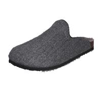 Clarks Pantofole Mule Uomo Fireside Snug In Tessuto Grigio Marrone