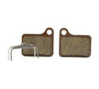 Clarks Pastiglie Freno a Disco organiche VX e VRX sinterizzate - Coppia di pastiglie Freno a Disco organiche compatibili con Shimano Deore BR-M555 e HYD Bikes