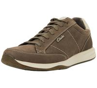 Clarks Townview Lace, Uomo, Nubuck Grigio, 46 EU