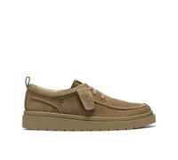 Clarks Polden Moc Mens Dark Sand Suede, 7