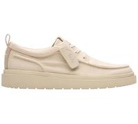 Clarks Polden Moc, Uomo, off White Canvas, 45 EU