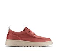 Clarks Polden Moc - - Uomo, Red Canvas,