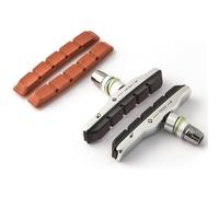 Coppia di supporti per ganasce freno asimmetriche Clarks V-Brake Noir 72 mm