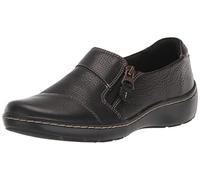 Clarks Porto di Cora, Mocassino Donna, Pelle Nera, 42 EU