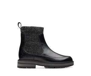 Clarks Prague Top K, Stivali a metà Polpaccio, Black, 26 EU