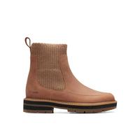 Clarks Prague Top K, Stivali a metà Polpaccio, Light Tan, 31 EU