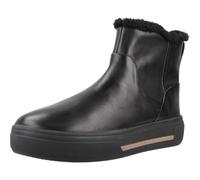 Clarks Premium Hollyhock Lane Chelsea Stivale da donna, nero foderato Lea, 3.5 UK, Nero Wlined Lea, 36.5 EU
