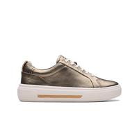 Clarks Premium Hollyhock Walk - Sneaker da Donna, Metallizzata, Taglia 38, Metallo, 39 EU