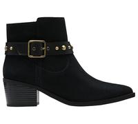 Clarks Premium Morzine Buckle, Stivali alla Moda Donna, Nero Sde, 38 EU