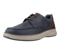 Clarks Premium Mullan Moc Uomo, Pelle Blu Navy, 40 2/3 EU