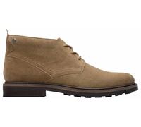 Clarks Premium Newford Mid Chukka Stivale da uomo, pelle scamosciata sabbia scuro, taglia 42, Pelle scamosciata sabbia scura, 45 EU