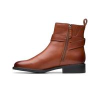 Clarks Premium Stivale da donna alla moda stile rinnovato, marrone chiaro britannico Lea, 40, Britannico Tan Lea, 39.5 EU