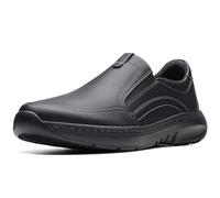 Clarks PRO Step Mens Wide Fit Slip On Shoes 43 EU Nero