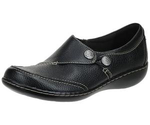 Clarks Ragazza Ashland Lane Q Pantofole, Nero, 44 EU Larga