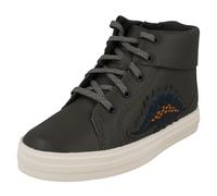 Clarks Ragazzi Bambini Animali Dettagliato Stivaletti Bassi con Lacci Nova Città