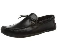 Clarks Reazor Penny, Mocassini Uomo, Nero (Black Leather Black Leather), 42 EU