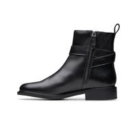 Clarks Renewal Style, Stivali alla Moda Donna, Black Leather, 37 EU