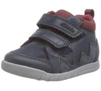 Clarks Rex Park T Childrens Navy Leather, 6.5