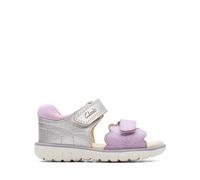 Clarks Roam Wing T, Sandali, Bambine e ragazze, Viola (Lilac Combi), 22 EU