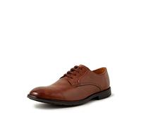 Clarks Ronnie Walk, Scarpe Stringate Derby Uomo, Brown British Tan Leather, 44.5 EU