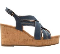 Clarks Sabina Sling Donna, Nabuk blu navy, 8.5 Wide