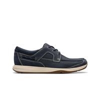 Clarks Pizzo Sailview Uomo, Nabuk Blu Navy, 42.5 EU