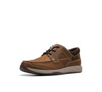 Clarks Sailview Lace - Scarpe da Barca da Uomo, Cera d'api Pelle, 39 EU