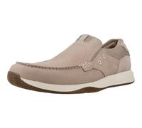 Clarks Sailview Step, Mocassino Basso Uomo, Light Grey Nub, 41 EU