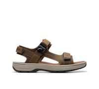 Clarks Saltway Trail, Sandalo Uomo, Light Tan Lea, 42 EU