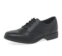 Clarks Sami Walk Y, Scarpe stringate derby, Bambine e ragazze, Nero Black Leather, 37 EU