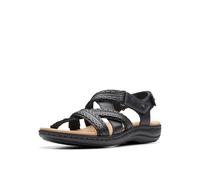 Clarks Sandali bassi da donna Laurieann Rena, Nero Combi, 40 EU
