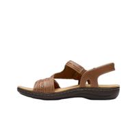 Clarks Sandali casual da donna, Pelle marroncino chiaro, 38 EU