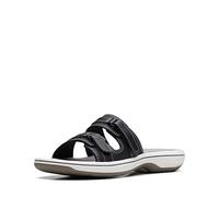 Clarks, Sandali da donna Breeze Piper Slide, nero, 38 EU