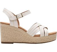 Clarks Sandali Sabina da donna, Leat Crema, 41.5 EU