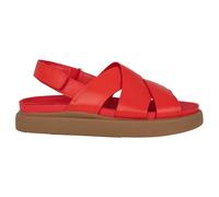 Clarks - Sandalia da Donna in Pelle Rossa - Aristella Sun - - Shoes - Donna - Rosso - 35 1/2 EU