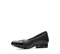Clarks Sandalo Chiuso da Donna Juliet Monte, Nero Pelle Nera., 37.5 EU