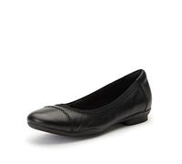 Clarks Sara bay, Ballerine Donna, Pelle Nera, 37 EU