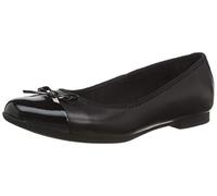 Clarks Scala Bloom Y, Ballerine, Bambine e ragazze, Black Leather, 36 EU