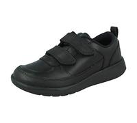 Ragazzi Clarks Gancio E Anello Leather Scuola Scarpe Scapo a Zampa