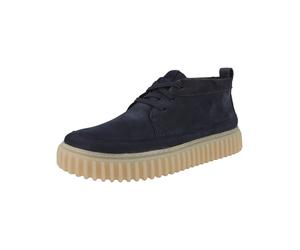 CLARKS Scarpa stringata 'Torhill Lace High' blu Uomo - Abbigliamento - Occasioni - Matrimonio - Per gli invitati al matrimonio - Scarpe e accessori - Scarpe CLARKS 44,5