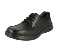 Clarks Scarpe Casual Uomo Cotrell Edge Nero Marrone Oily Stringate