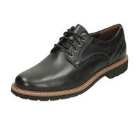 Clarks Scarpe Eleganti Uomo Batcombe Hall In Pelle Stringate Dark Tan Nero