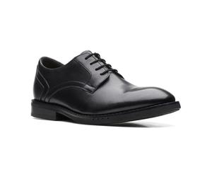 Clarks - Scarpe in Pelle Nera con Lacci Un Hugh - - Shoes - Uomo - Nero - 41 EU