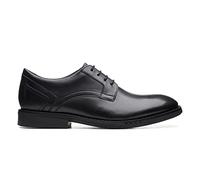 Clarks Scarpe in Pelle Pizzo Un Hugh in Nero, Nero, 45 EU