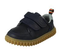 Clarks Scarpe Primo Passo In Pelle Ragazzo Odour Technology, Navy Hook&Loop